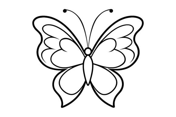 Abstract Butterfly Heart Wings Line Sket: Choosing and Using This Modern Design Asset Wisely