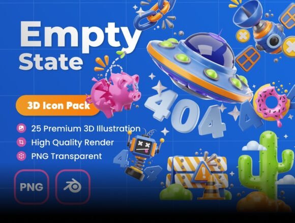 Empty State 3D Illustrations: A Practical Guide for Designers and Developers