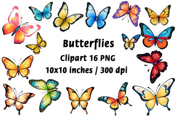 Magic Butterflies Clipart: Elevate Your Visual Design