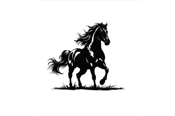 Majestic Horse Vector Illustration for Creative Projects