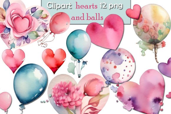 Unlocking Creativity with Watercolor Hearts and Balls Clipart: A Designer's Guide