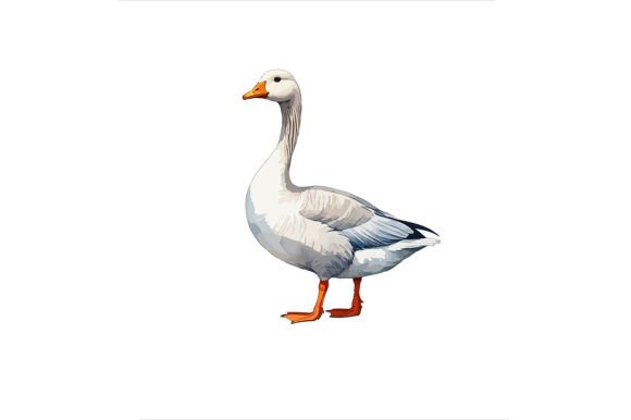 Vector Art of a Beautiful Goose: Flexible Design for Creative Projects