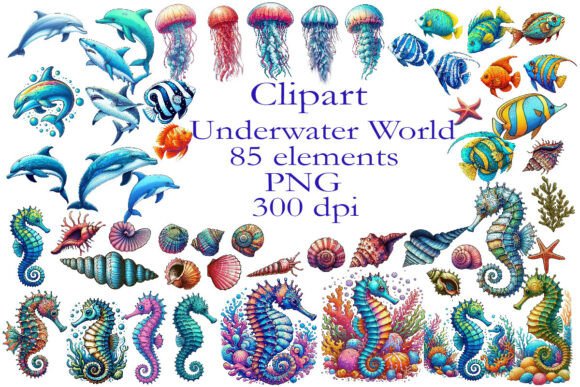 Watercolor Clipart Underwater World: Elevating Your Creative Projects