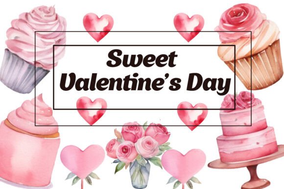 Watercolor Valentines Day Clipart,Love: A Creative Resource Guide